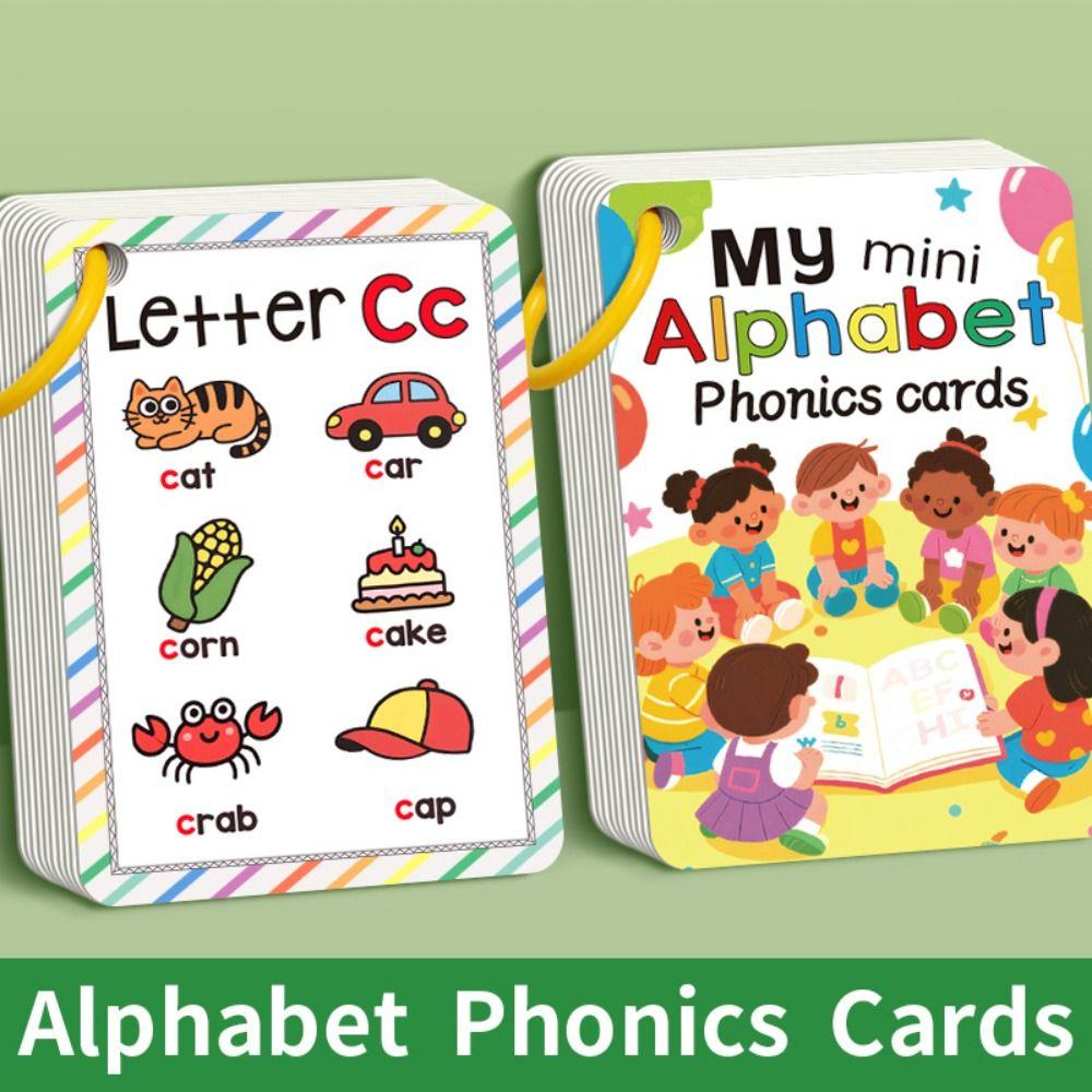 A-Z Cards English Alphabet Cards 26 Letters Montessori Learning Cards  Home Learning