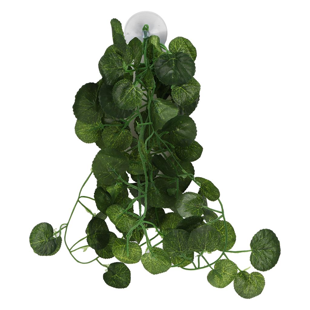Reptile Simulation Plant Decorative Landscaping False Vine for Reptile Rainforest BoxNFF?83 Green