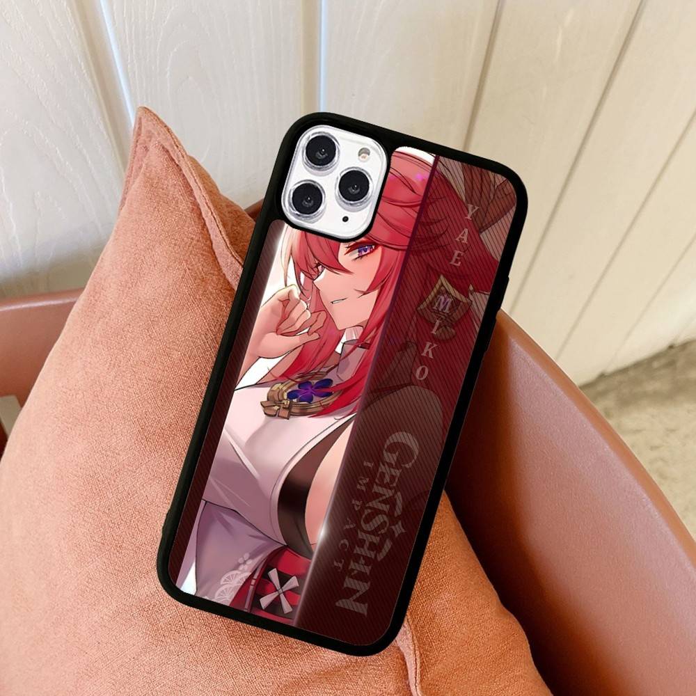 Game Genshin Impact For iphone 17 Air 16 15 14 13 12 11 Pro Max TPU+PC Plus Shockproof Back Phone Cover