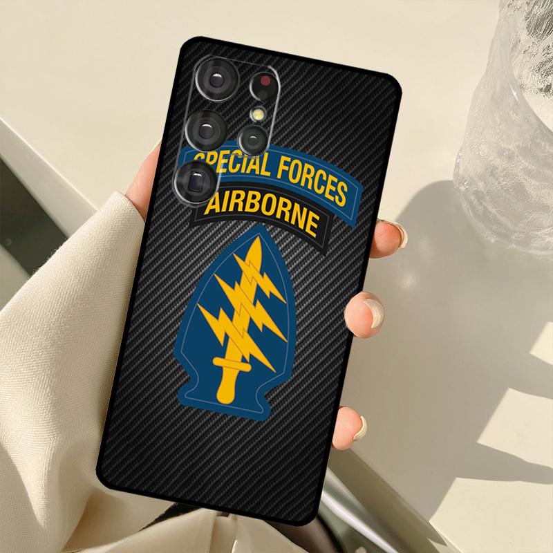

Special Forces Airborne Case For Samsung Galaxy S22 Ultra S21 S20 S24 S25 Ultra S9 S10 Plus S23 FE S25 FE Back Cover Galaxy S24 FE