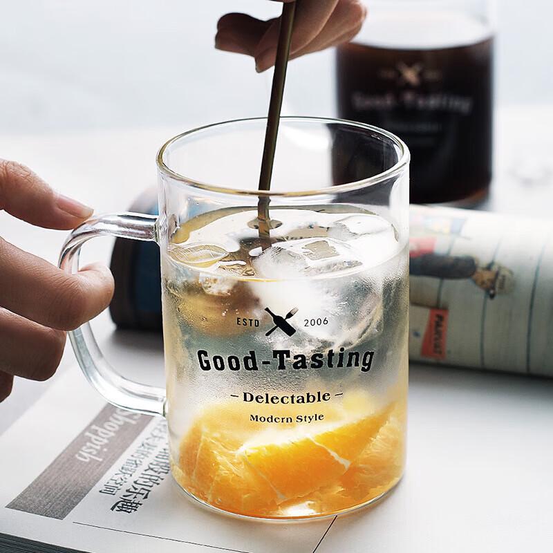 Zhuopu High Borosilicate Glass Mug with Handle