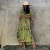 Bohemian Beach Kaftan Dresses for Women Tie Dye Summer Maxi Robe Summer Swimsuit Cover Ups Holiday Bathing Suits Factory Supply Big Sales