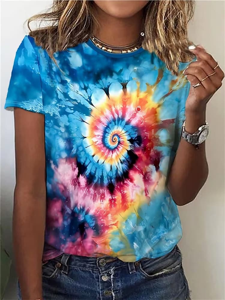 3D Gedrucktes T-Shirt Für Damen Oversized T-Shirts Tops Sommer Neue Harajuku T-Shirts Y2k Tops Lockere Kurzarm Pullover Kleidung