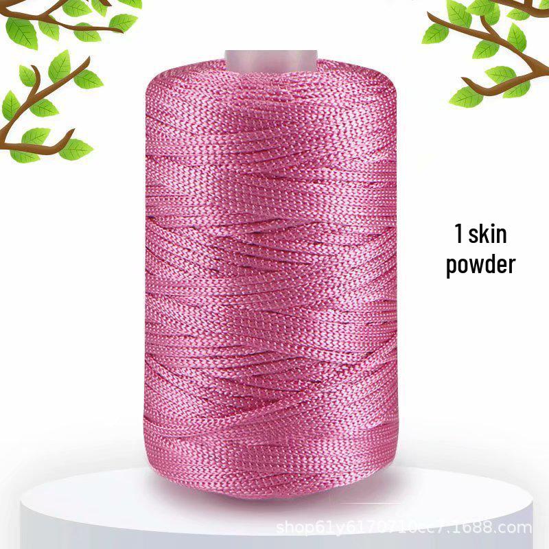 125g Ice Silk Linen Yarn for Knitting: Medium-Thick, Light, and Glossy for Hats, Bags, Cushions, and Crochet Projects.