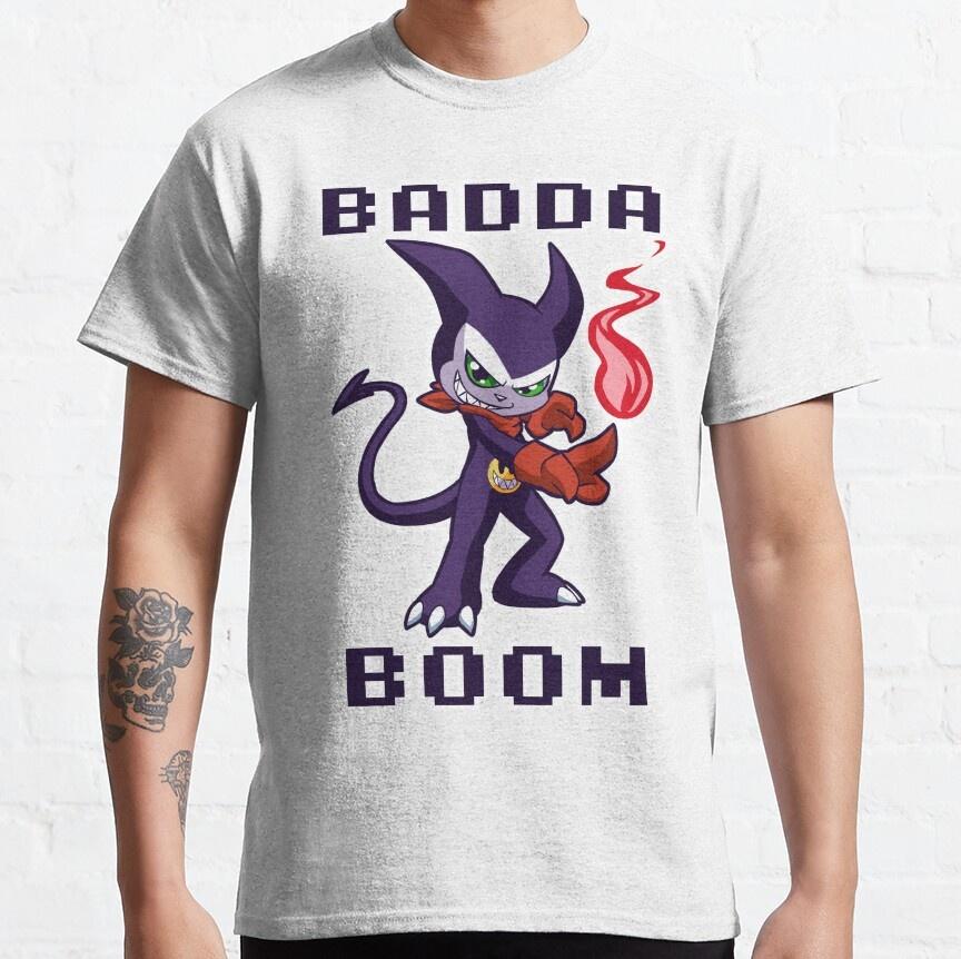 

2026 Fashion High Quality Printed Pattern Casual Soft T-shirt for Anime Digimon Parent-child Oversized Unisex T-shirt Fan Gif... S разноцветный