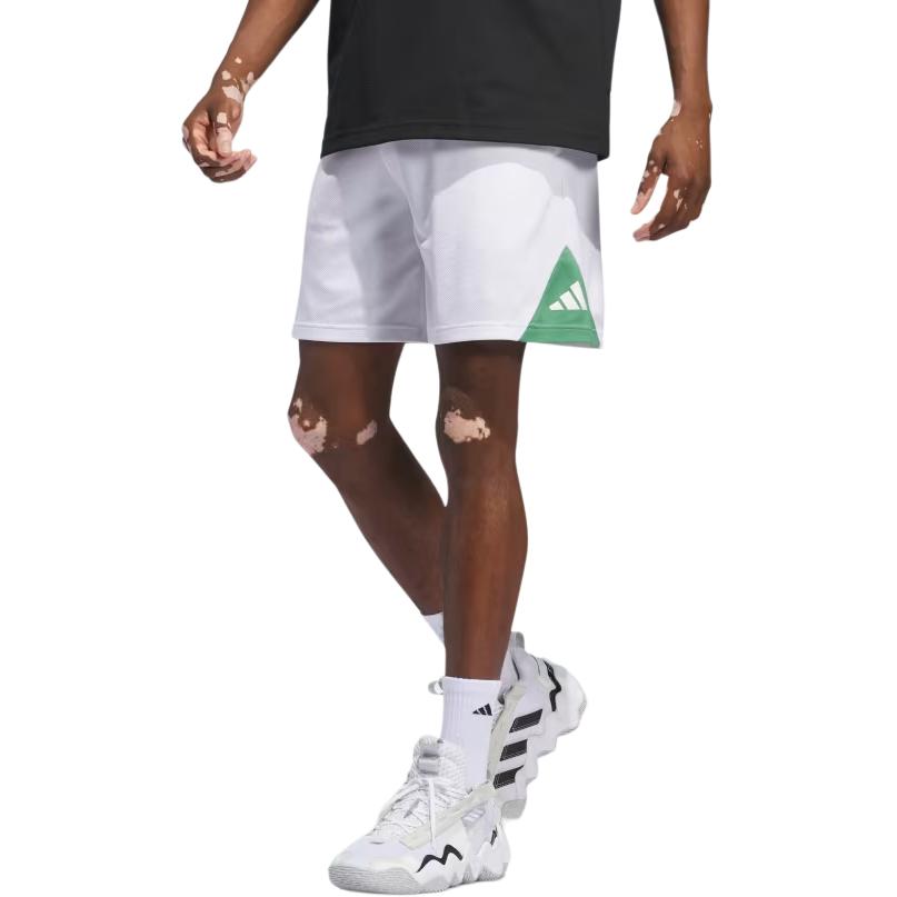 adidas Basketball Badge Of Sport Shorts Sports Shorts Men's White IR5538