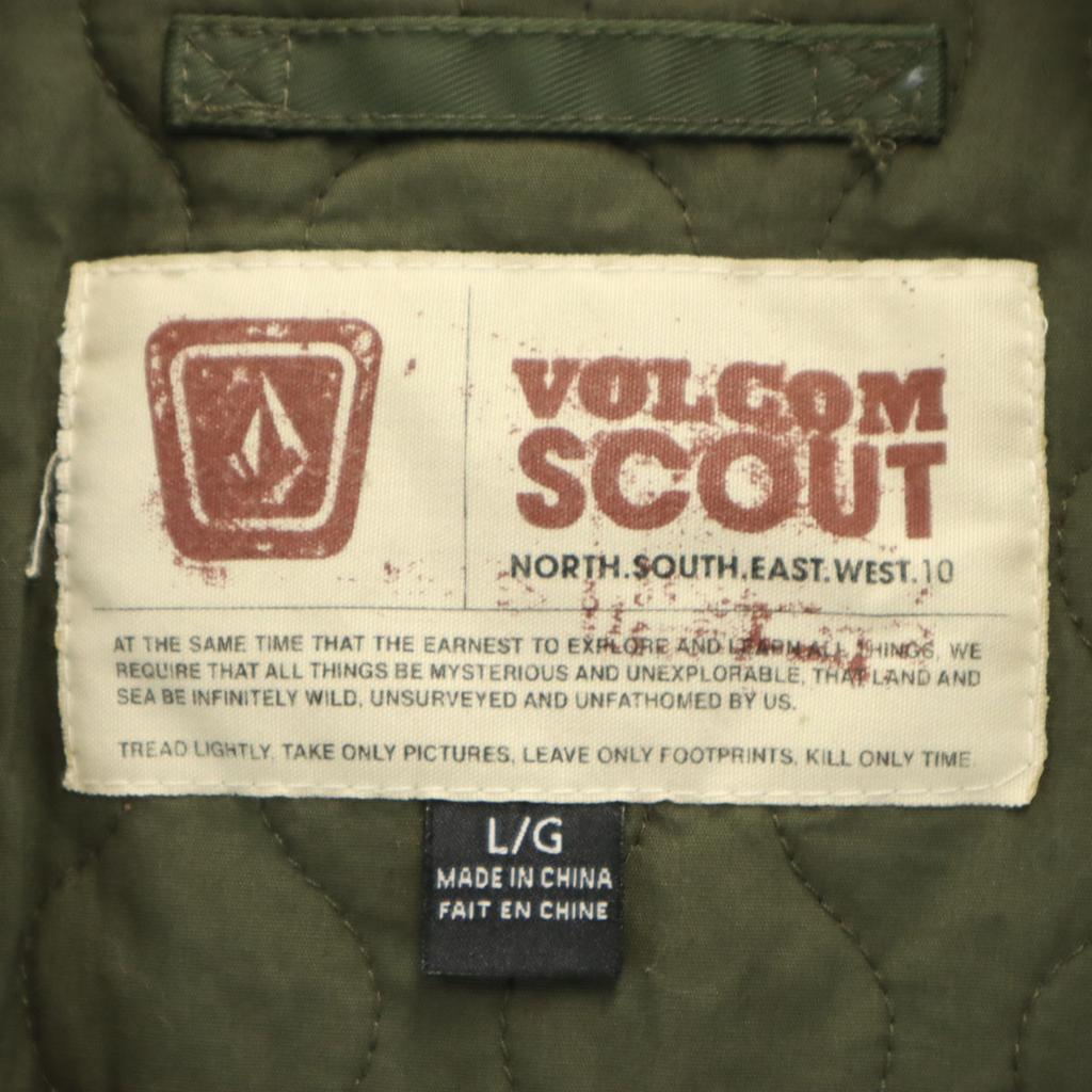 Volcom Military Jacket L Khaki Men's Used