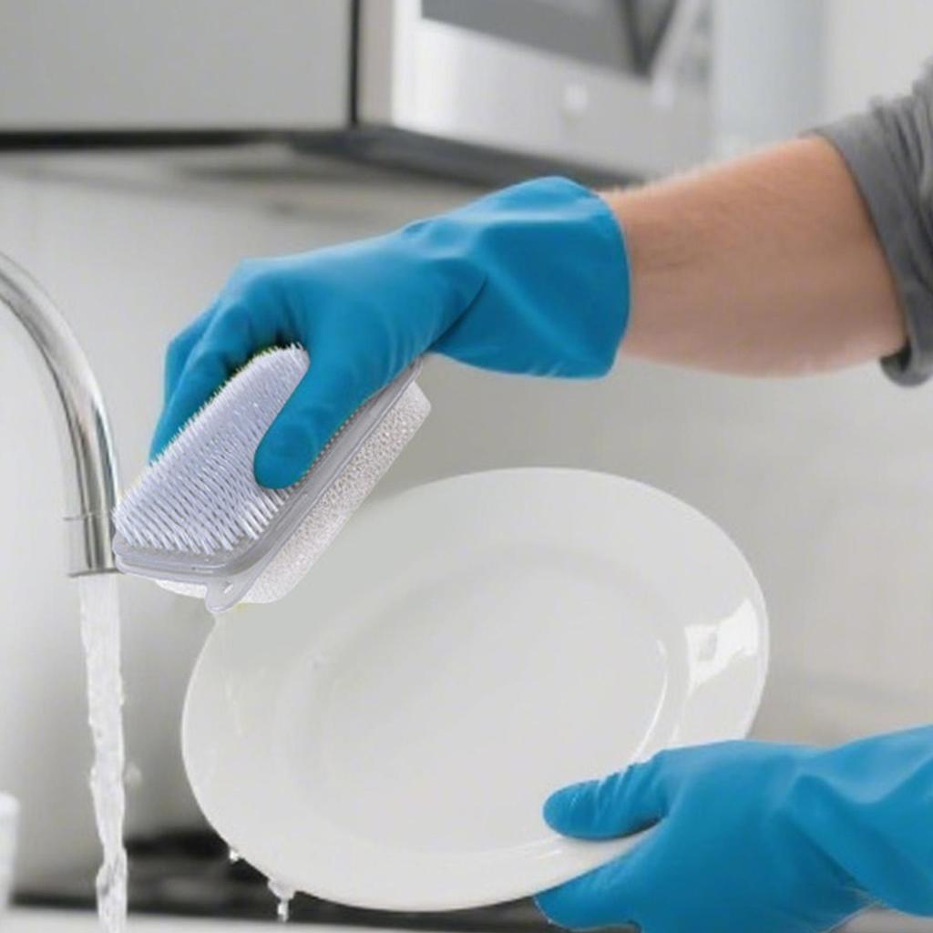 Potato Scrubber Brush Double-Sided Vegetable Cleaner Veggie Scrubber For Dish Washing Bottle Pot Stove Pan Oven Sink Cooking