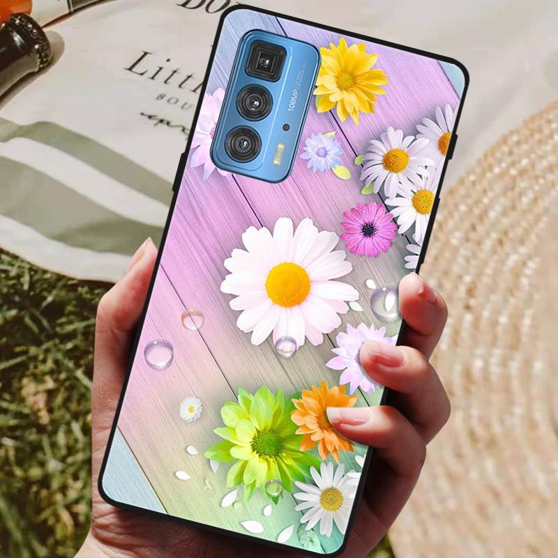 Für Motorola Moto Edge 20 Pro Hülle Weiche TPU Silikon Rückseite für Motorola Moto Edge S 20 Pro 5G Handyhüllen Mode Coque