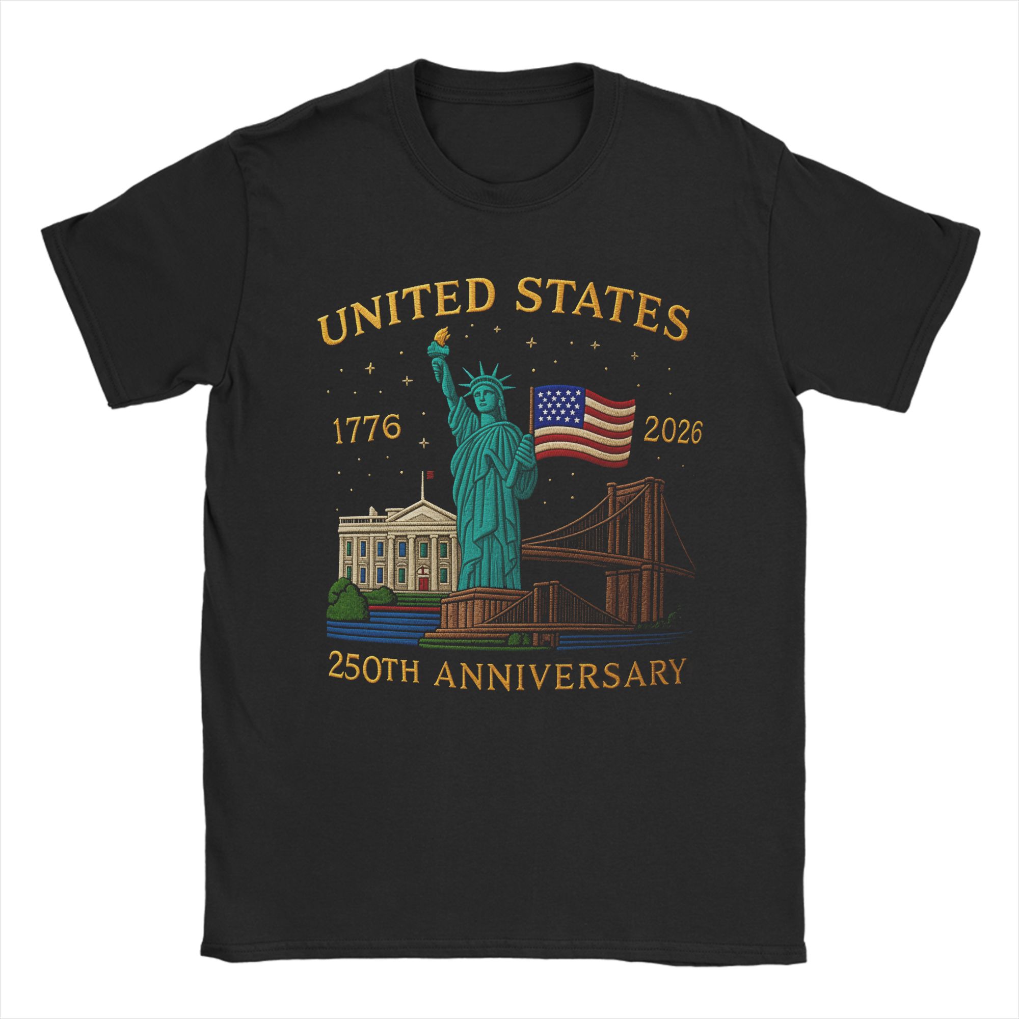 

United States of America 250th Anniversary 17762026 Tee Shirt for Unisex Women Gift Idea T Shirts 100 Cotton Clothes 3XL