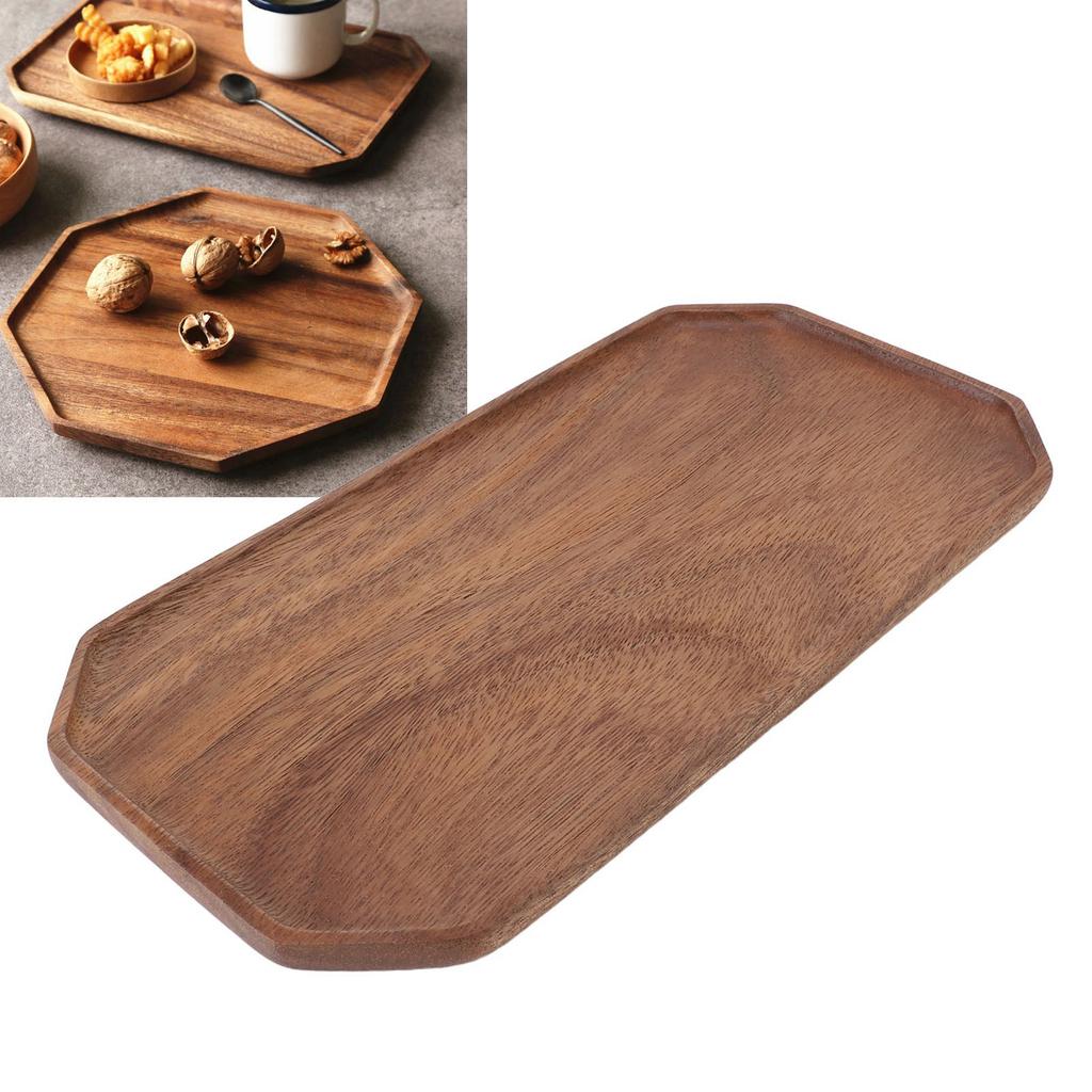 Wooden Tray Japanese Simple Look Serving Tray Food Vegetables Fruit Tea Serving Tray for Home Restaurant