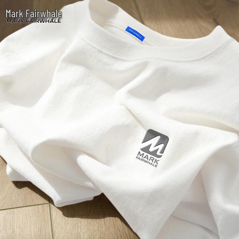 Mark Hua Fei Men's 2026 New Style Heavyweight Cotton Short Sleeve T-Shirt