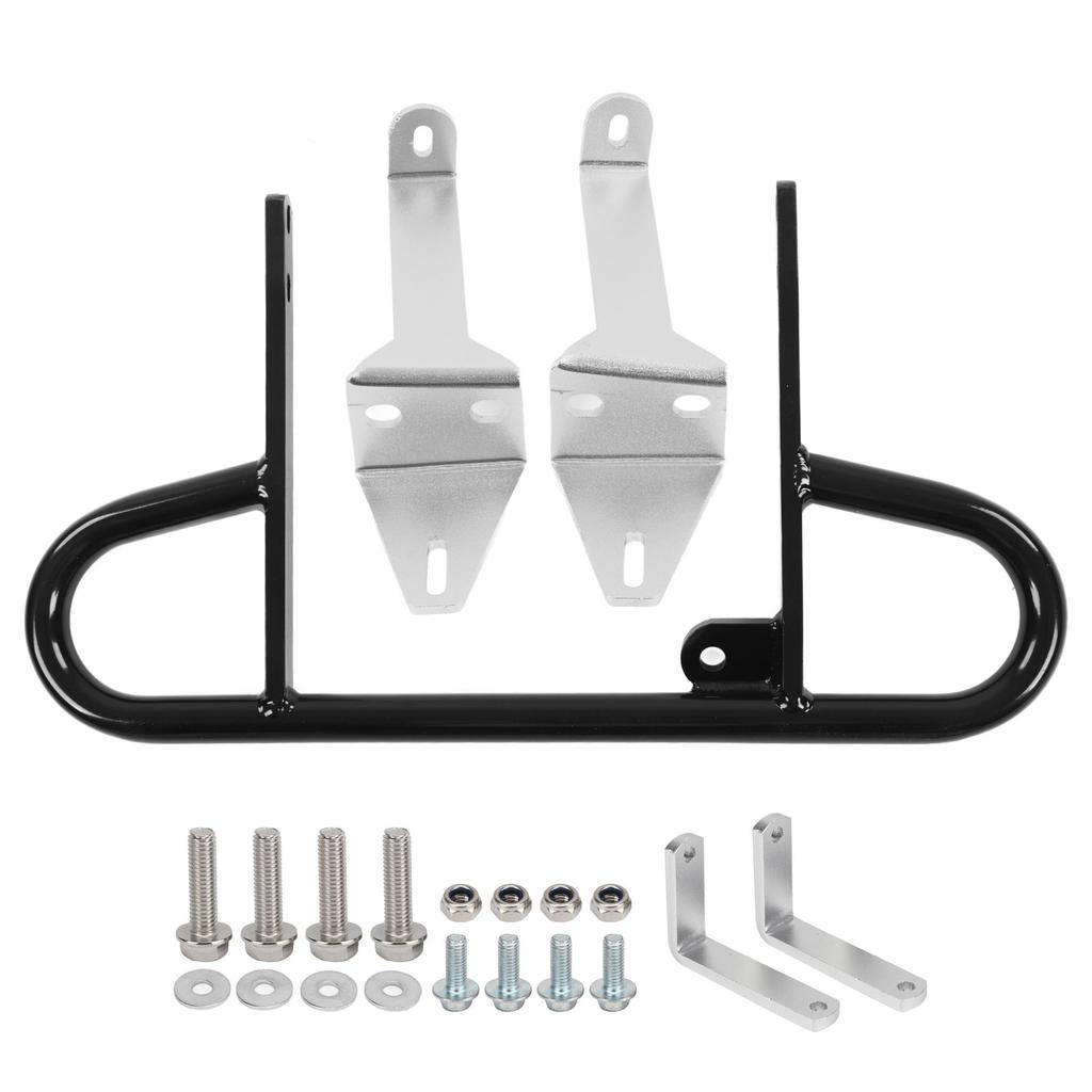 ATV Rear Wide Grab Bar Bumper Glossy Black Powder Coated Strong Balance Comfortable Grasp Fit For YFZ 450