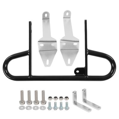 Para-choque de Barra de Apoio Larga Traseira para ATV Preto Brilhante com Pintura Eletrostática Forte Equilíbrio Pegada Confortável Adequado para YFZ 450