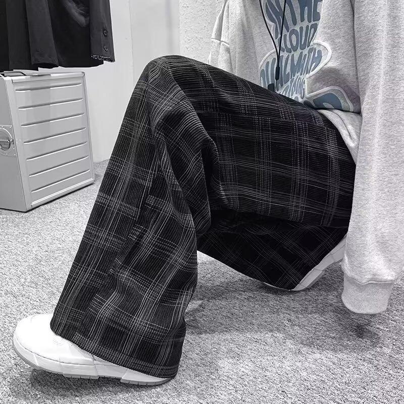 Men's sports pants, loose fit, all-match casual pants, elastic waist
