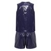 Traje de Sudoración Impermeable para Hombre S-3XL Top sin Mangas y Boxer con Cierre Lateral Ropa Deportiva Adaptativa para el Cuidado de Personas con Discapacidad