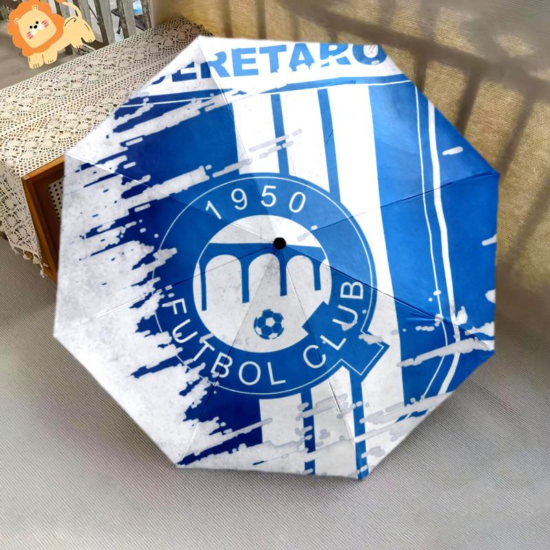 Club Deportivo Guadalajara (Chivas) pattern, automatic folding umbrella, portable and foldable design, 8 ribs, a Christmas or birthday gift.