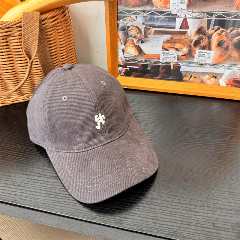 Big Head Hat Hard Top Baseball Hat Men's Wide Hat Brim Larger and Darkened Face with Small Big Hat Brim Baseball Cap Women