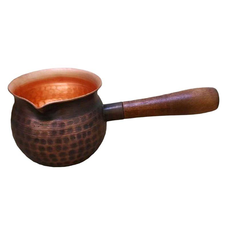 

Abfu-Tea Kettle In Copper For Stovetop With Side Handle For Boiling Tea Teapot Turkish Coffee Pot For Home Picnic Kitchen Tea B