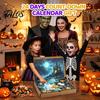 Halloween Puzzle Board 2026 Ghost Advent Calendar, 24 Day Countdown Figurine Set, Spooky Game Collectible Glow In Dark Toy for Kids, Party Favor Kids
