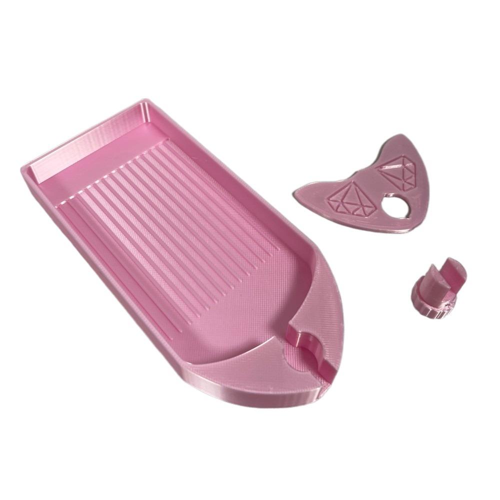 Silky Diamond Painting Tray With Base And Knob Diamond Art Tray  for 5D Diamond Painting Tool