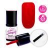 Semi Permanent UV / LED Nail Polish Simply 1 Layer 5ml - Neon Pink Candy #2992