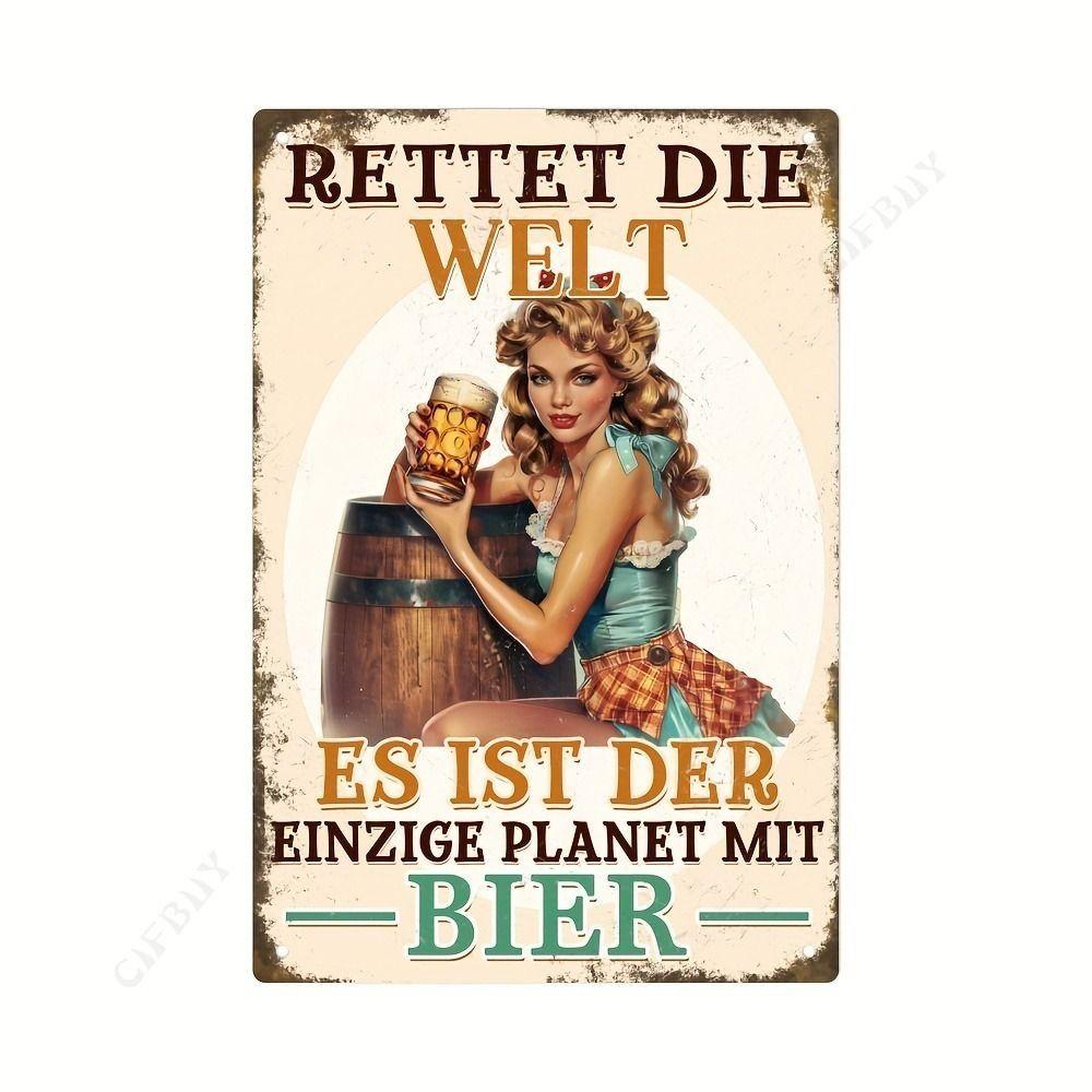 Funny Beer Poster Metal Tin Sign 20x30 cm Wall Decor Gift
