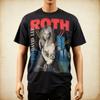 Vintage 1991 David Lee Roth S-234XL Unisex Schwarz Einseitiges Shirt