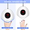 Mini-Nageltrockner, 24 W, 12 LEDs, UV-Lampe zum Aushärten aller Gel-Nagellacke mit Bewegungssensor, Maniküre-/Pediküre-/Nagelkunst-Werkzeug