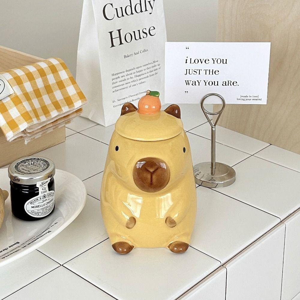 

3D Форма Капибара Кружка Мультяшные Молочные Кружки Смешные Животные Керамическая Чашка Офис