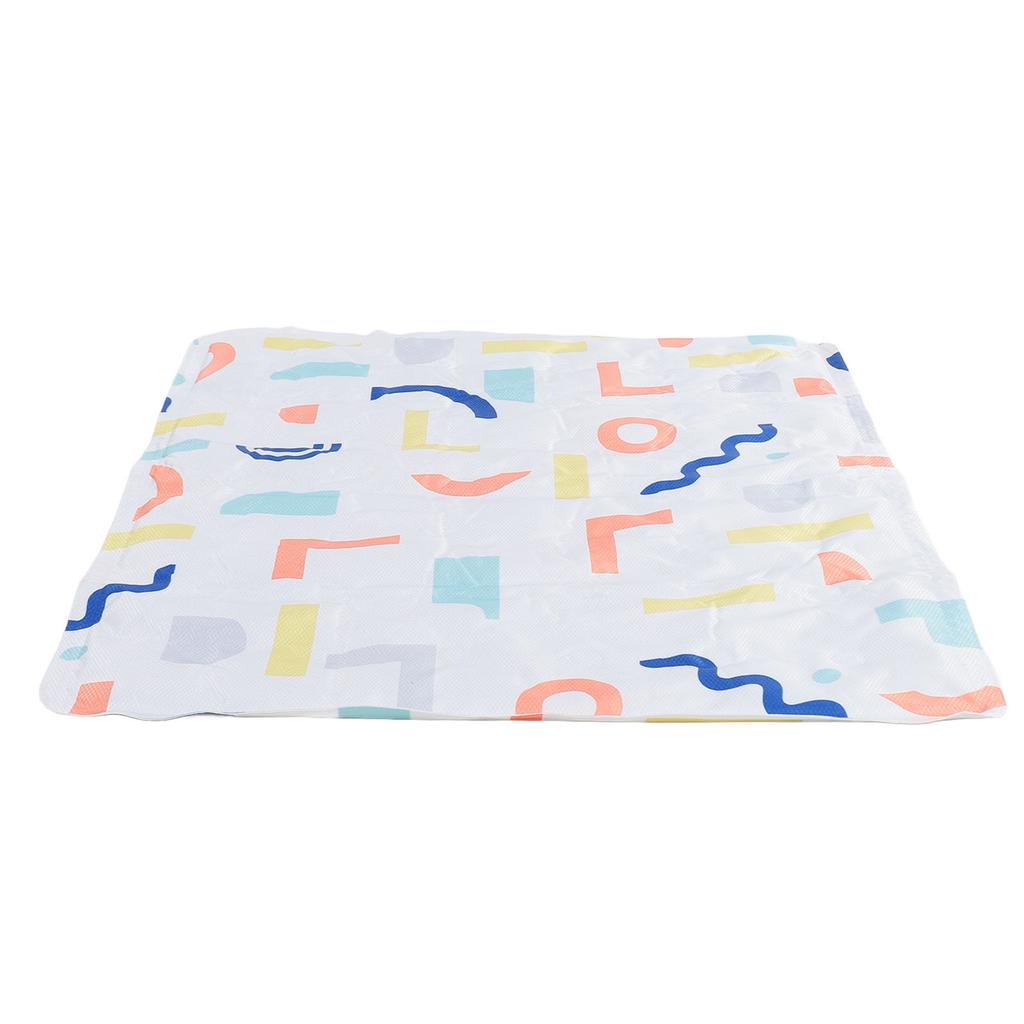 Pet Cooling Mat Portable Comfortable Dog Summer Sleeping Cool Bed with Neck Support for 7.5 to 15