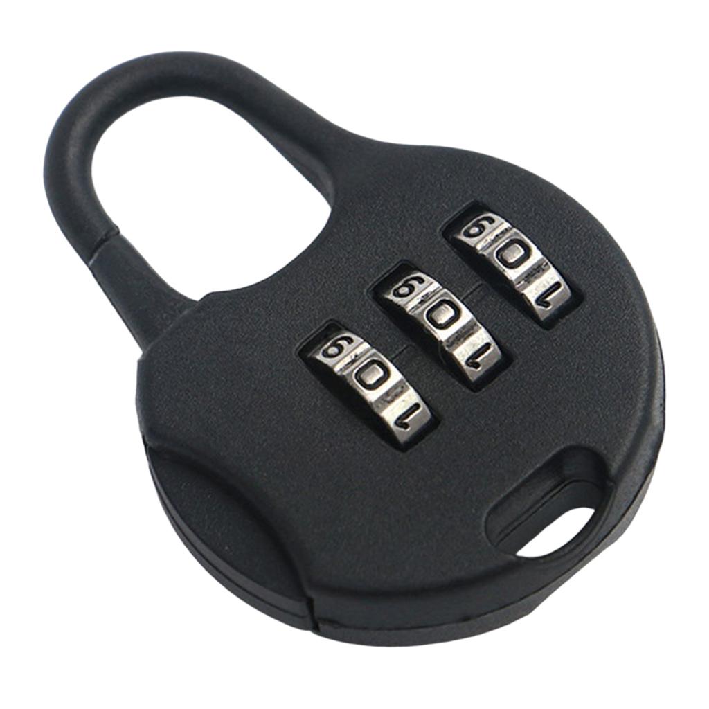 3-Digit Luggage Combination Locks Zinc Plastic Number Password Code Lock for Locker Drawer Toolkit Cabinets