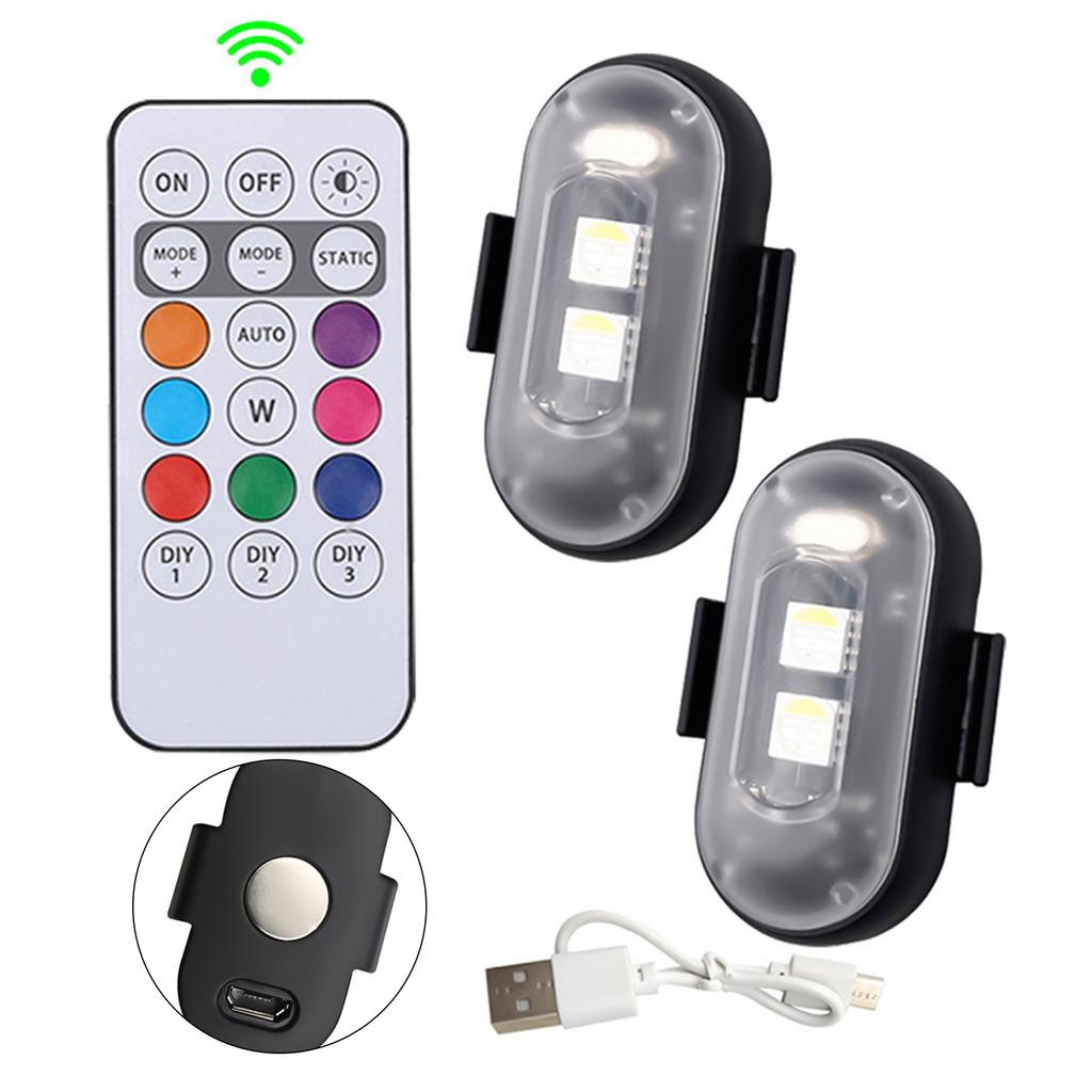 Motorcycles Led Flashing Lights LED Night Light Battery Powered Small Strong Light For RC-Car