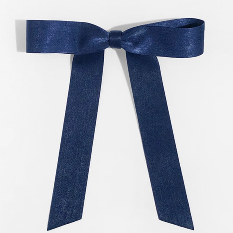 FANTASTIC PLANET romantic ribbon hair pin (NAVY)