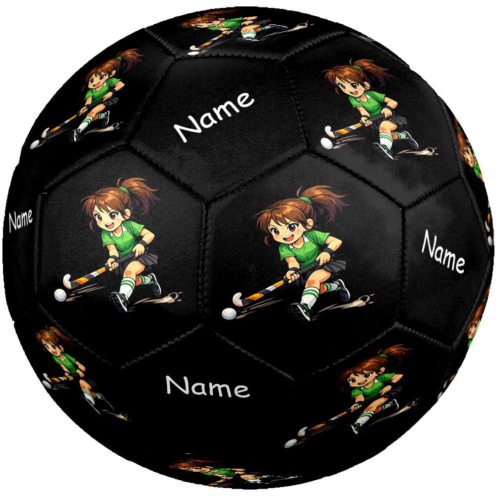 Custom Name hockey Theme Size 5 Soccer Ball, Suitable for Both Indoor and Outdoor Matches, a Gift Suitable for Everyone.