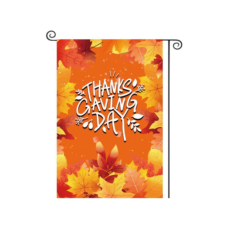 Thanksgiving Pumpkin Harvest Garden Flag for Outdoor Autumn Decor