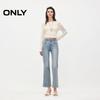ONLY Women's High-Waisted Flared Cropped Jeans