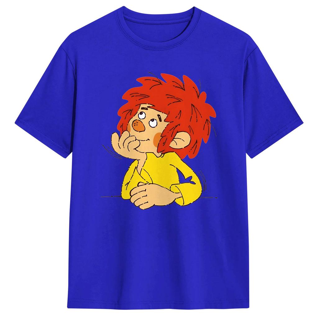 PPumuckls T Shirt Summer Streetwear TShirts Cotton Trending Tee Shirt For Unisexs Casual Tops