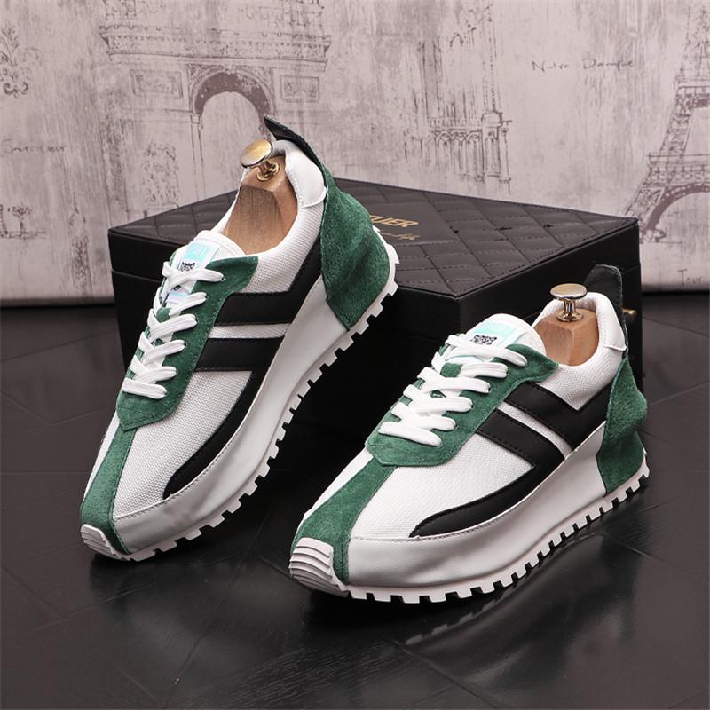 

Кроссовки на платформе для мужчин, дышащие повседневные прогулочные спортивные кроссовки, уличные дорожные кроссовки для фитнеса, мужская вулканизированная обувь 41