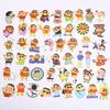 Crayon Shin-chan Cute & Creative Waterproof Stickers for Suitcase, Personalized Decoration, 50 Self-Adhesive Sheets