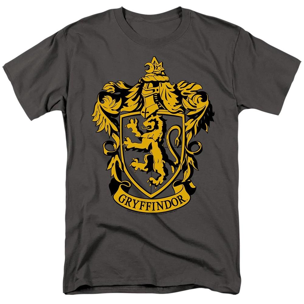 Harry Potter - Gryffindor Crest -  Unisex Short Sleeve Children s T-shirt - Gray 130