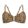 Womens/Ladies Aceana III Leopard Print Bikini Top