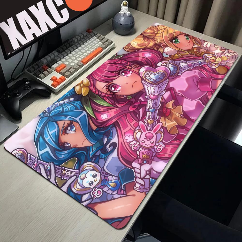 Healin Good Pretty Cure Mousepad INS Tide Large Cartoon Anime Gaming Mouse Pad Keyboard Mouse Mats Desk Mat Accessories
