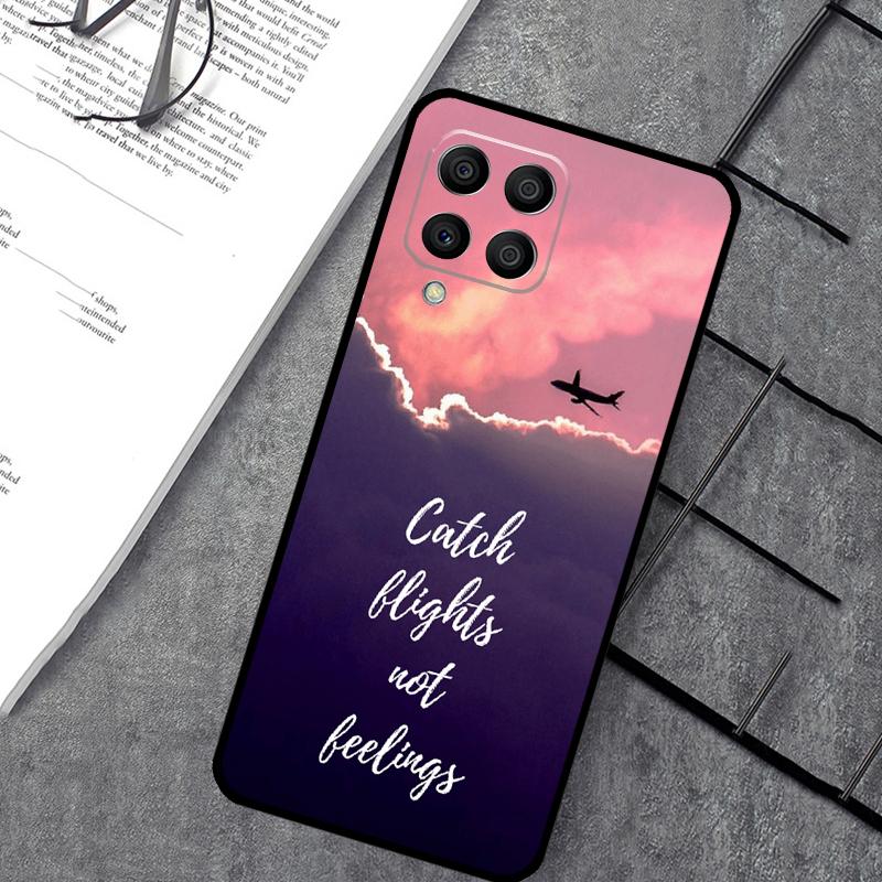 Plane Fly Your Dreams Case For Samsung Galaxy M14 M12 M11 M13 M15 M06 M16 M36 M56 M31 M53 M32 M52 M35 M55 M34 M54