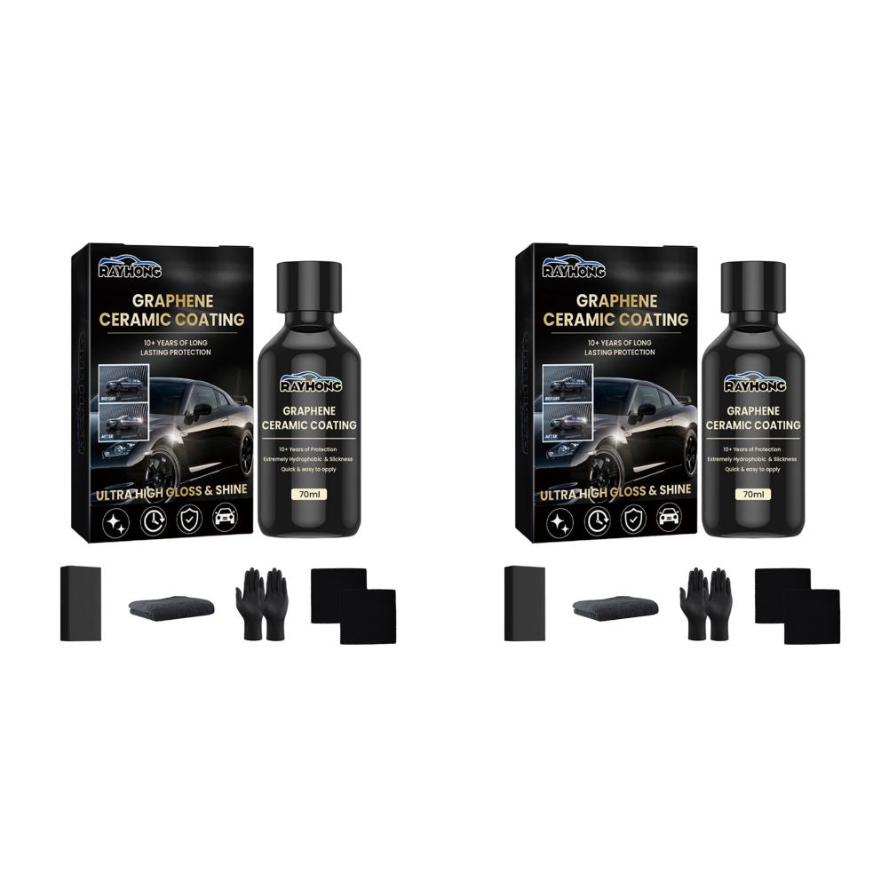 70ml Graphene Ceramic Coating Waterproof Nano Ceramic Coating Graphene Car Paint Care Anti Scratch Hydrophobic Paint Protection