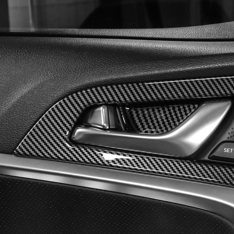 For Genesis G70 -2026 Left-Hand Drive Auto Inner Door Dowl Handle Panel Cover Trim Interior Mouldings Frame ABS Material