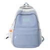 Schoolbag New Schoolbag Female Junior High School Students High School Students Large Capacity Contrasting Color Backpack College Students Campus Wind