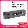 LHD Car Power Seat Control Switch For Honda Accord Acura 2003-2017 Seat Adjustment Switch 81253-SDB-A71 81653-SDB-A71