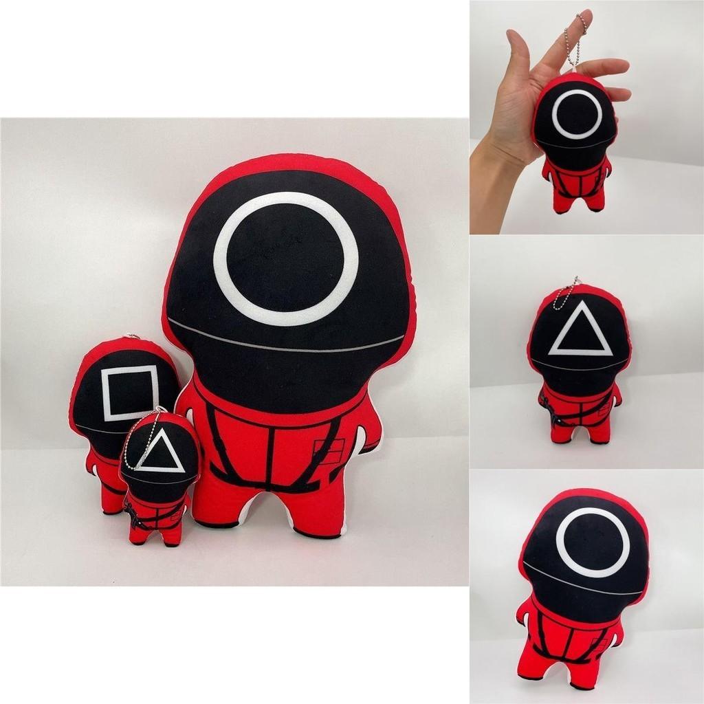 Morbido Peluche di Squid Game con i Personaggi 001 456 218 per Accoccolarsi e Decorare
