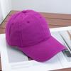 High-quality Pure Cotton Light Board Solid Color Versatile Baseball Cap for Men and Women Soft Top Casual Big Head Circumference Showing Face Small C